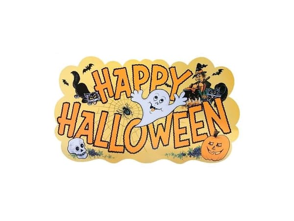 Happy Halloween skilt
