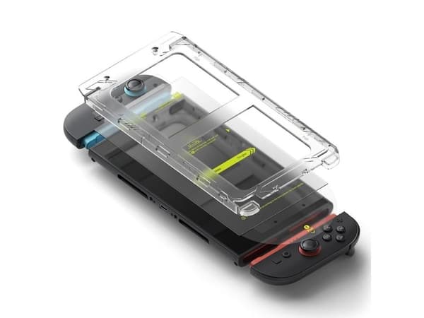 Ringke härdat glas Easy Slide till Nintendo Switch 2 Clear [2-PACK]