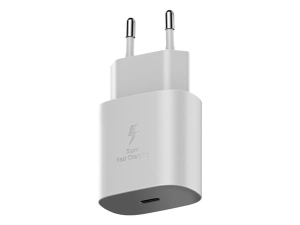 Samsung GP-PTU021SOA - Strømadapter - 25 watt (USB-C) - hvit
