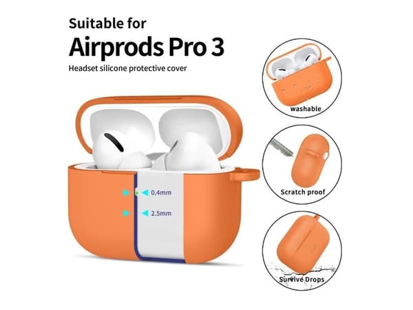 Tech-Protect Silicone Hook case for AirPods Pro - orange