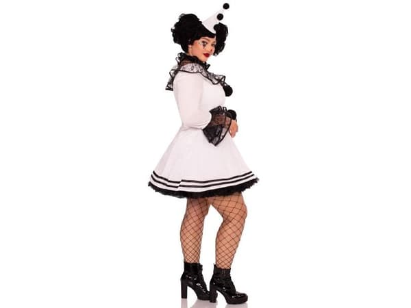 Pierrot clownkostym Plus