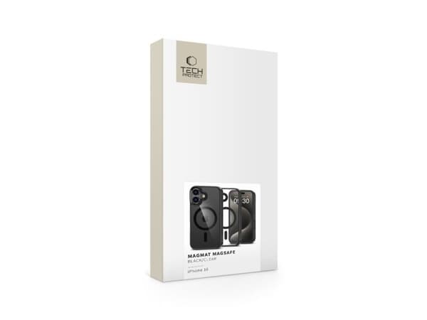 Tech-Protect TECH-PROTECT MAGMAT MAGSAFE IPHONE 16 BLACK/CLEAR