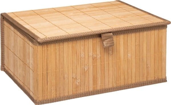 5five set med 3 förvaringskorgar brun