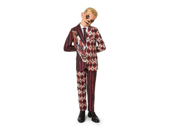 Läskig röd clowndrake