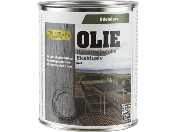 Havemøbelolie Eksklusiv, sort
