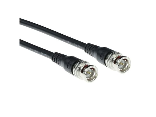 Patchkabel RG-59 svart 75 Ohm, 1,50 m