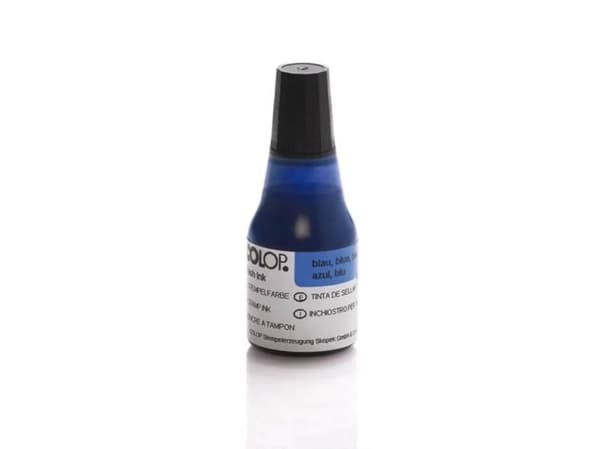 Stämpelfärg, Colop, blå, 25 ml