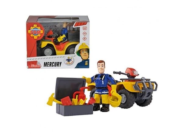 Speel Goed 9257657 - Fireman Sam Quad Mercury modellbiler