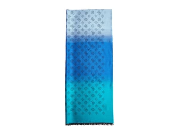 Guess tekstil skjerf - blått - 80 x 190 cm