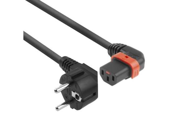 ACT AK5259 Stromkabel Schwarz 2 m CEE7/7 C13-Koppler (AK5259)