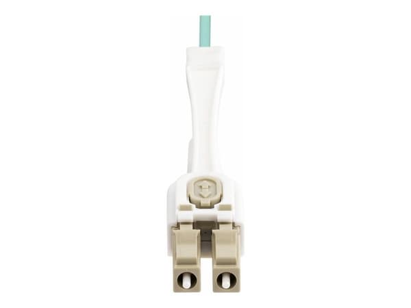 StarTech.com 8m (26ft) LC to LC (UPC) OM4 Multimode Fiber Optic Cable w/Push Pull Tabs, 50/125µm, 100G Networks, Bend Insensitive, Low Insertion Lo...