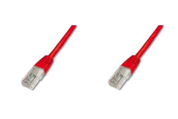 DIGITUS Professional - Patch-kabel - UTP - CAT 5e - röd