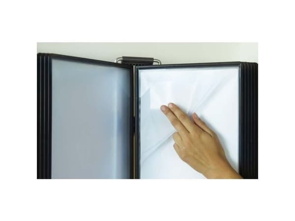 Snabbfack A4, svarta - (10 st./förpackning)