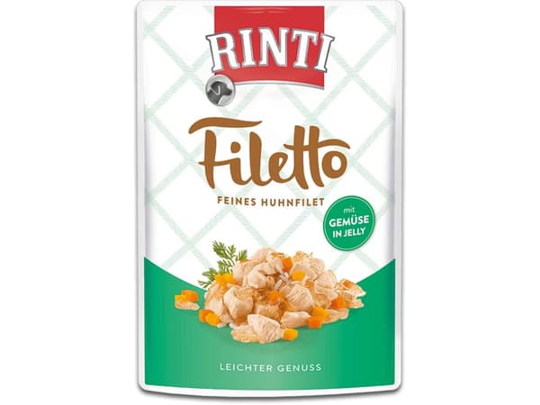 Rinti Filetto Karma våtfoder till hund – kyckling & grönsaker 100 g