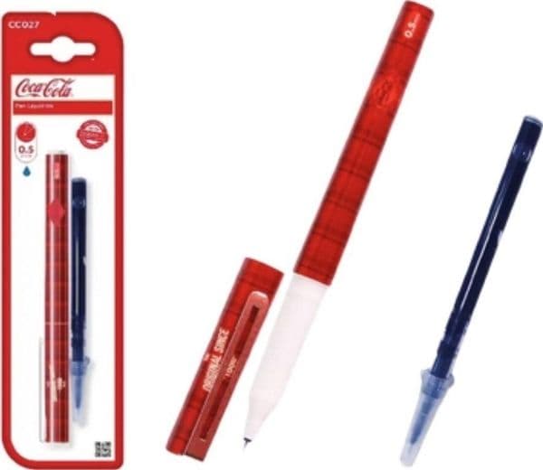 Tynn-kobber 0,5 mm med utskiftbar refill, Coca-Cola