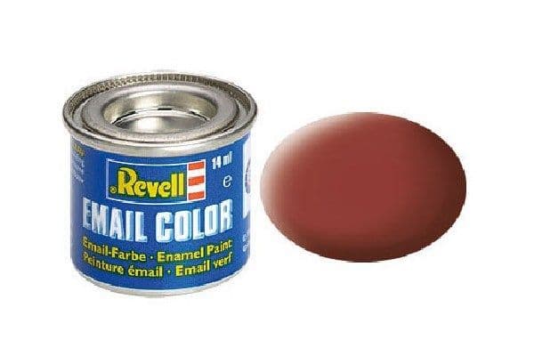 reddish brown, mat
