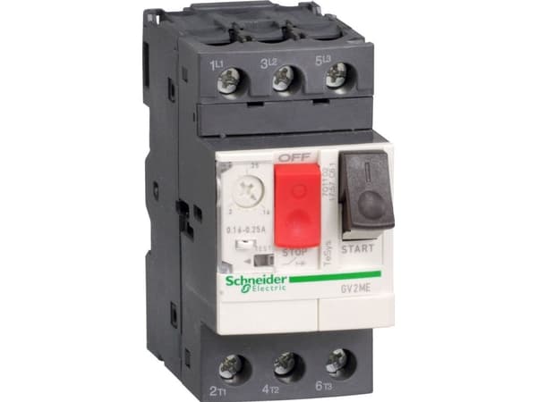 Magnetisk-termisk motorstrømbryter 4,0-6,3A PL GV2ME10AP
