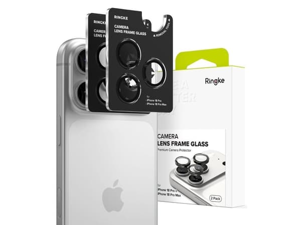 OSLONA APARATU RINGKE CAMERA FRAME PROTECTOR 2-PACK IPHONE 18 PRO / PRO MAX BLACK