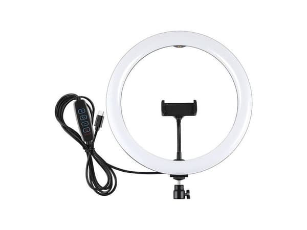 Ringelys med telefonholder PULUZ