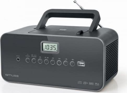 Muse M-28 DG, 1,4 kg, Sort, Bærbar CD-spiller