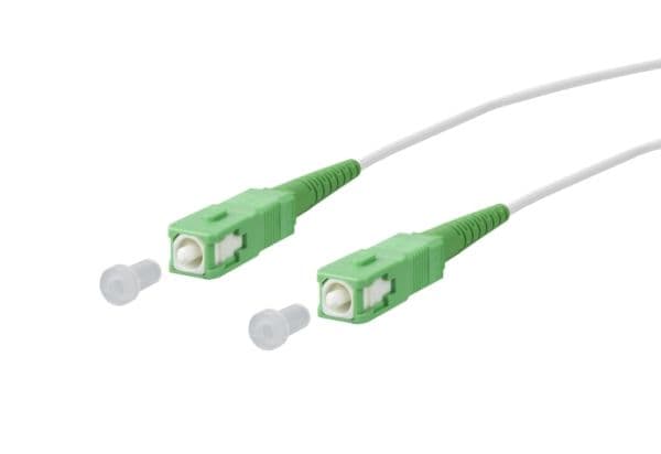 METZ CONNECT OpDAT -liitäntäkaapeli, SC-S APC/SC-S APC OS2, 2 m