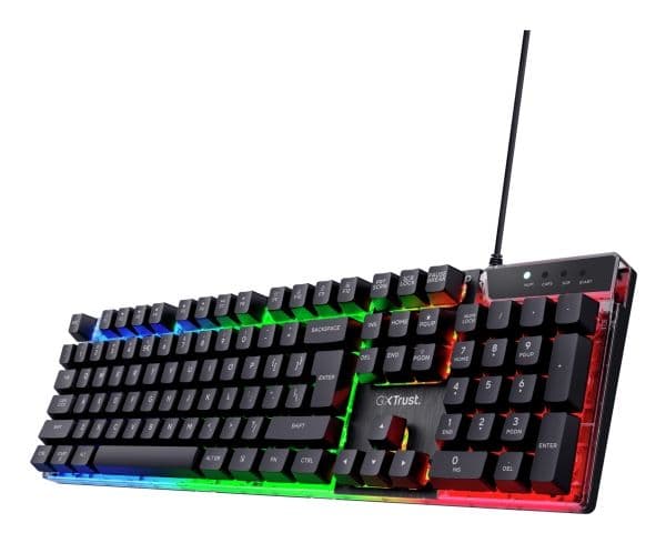 TRUST GXT 835 Azor podsvÃ­cenÃ¡ klÃ¡vesnice