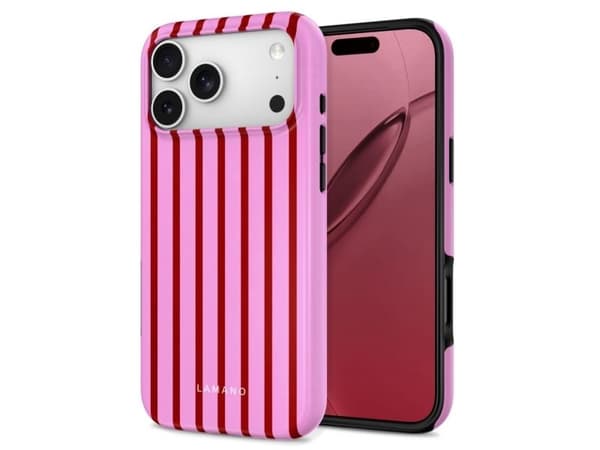 Tech-Protect Lamano MagSafe Case for iPhone 18 Pro / 17 Pro - Pink/Red