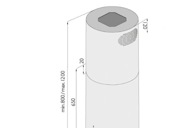 Silverline Mert Ada 40 cm, vit