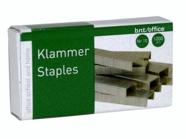 Hæfteklammer Nr 10 1000 Pakke