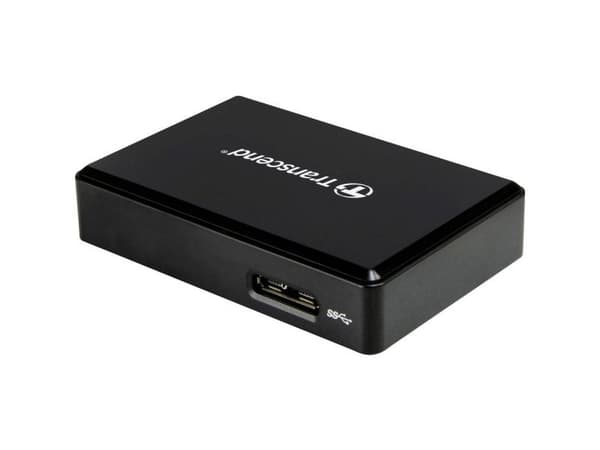 Transcend TS-RDF9K2, CF, MicroSDHC, MicroSDXC, SDHC, SDXC, Svart, CE/FCC/BSMI/KC/RCM/EAC, Micro-USB, USB, 5 V