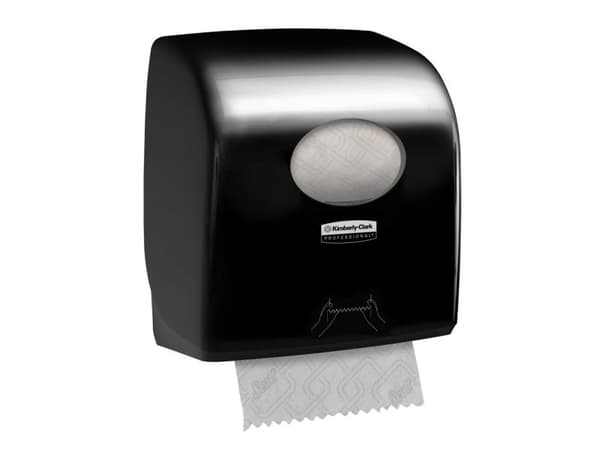 Dispenser, Kimberly-Clark, 37,4x29,7x24,8cm, sort, plast