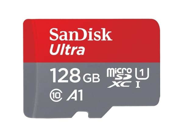 SanDisk Ultra - Flashminnekort - 128 GB - A1 / UHS Class 1 / Class10 - microSDXC UHS-I