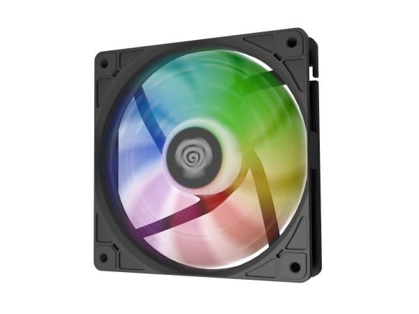 GENESIS Oxal 120 ARGB, Vifte, 12 cm, Sort