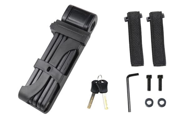 Outliner Frame Bike Lock, musta