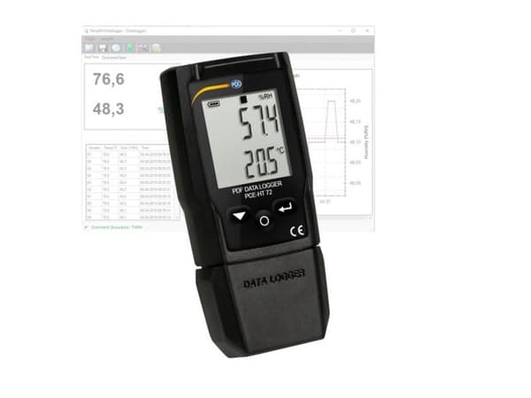 PCE Instruments PCE-HT 72 PDF-datalogger, 0 til 100 % RF