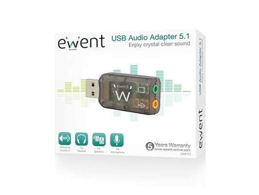 Ewent EW3751, 5.1 kanava, USB
