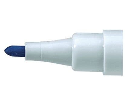 Franken MagWrite, 1 styck, Blå, Rundad spets, Blå, Vit, Rund, 1 mm