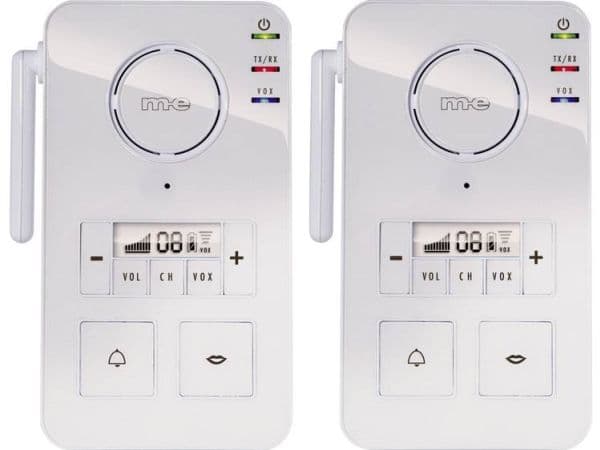 M-E MODERN-ELECTRONICS Radio Intercom FS 2.1 Hvit (FS 2.1) - Uten batteri