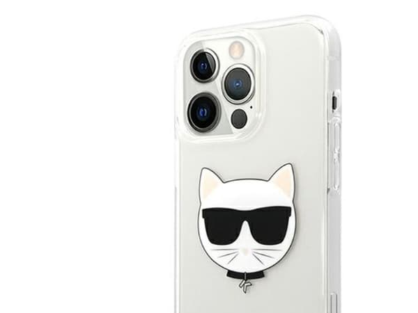 Karl Lagerfeld Choupette head case til iPhone 13 Pro Max - transparent