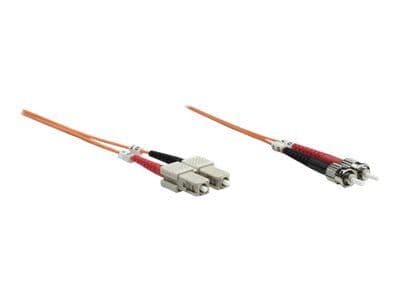 Intellinet LWL Anschlusskabel ST/SC 5m Multimode OM1 orange
