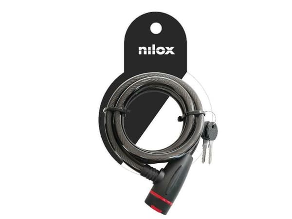 Nilox NXPLCABLELOCK, Hengelås, Sort