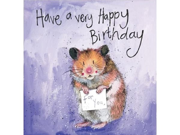 Gratulasjonskort – Hamster Hector
