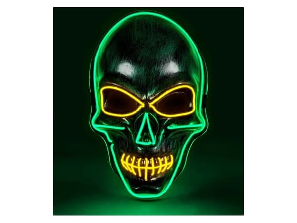 Kallon maski LED-valolla
