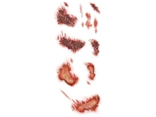Hudavskrapning tatuering