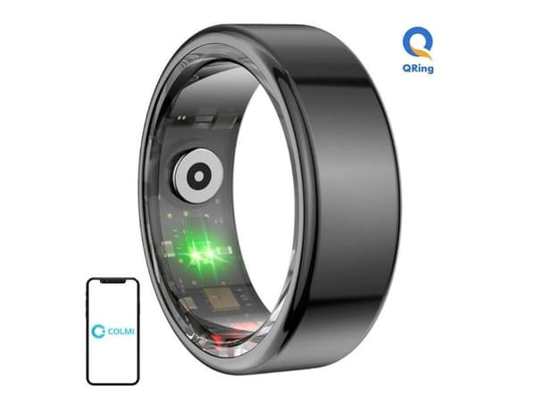 Smartring Colmi R02 R02 9 musta älykello