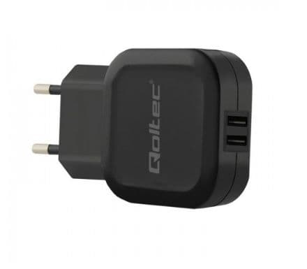 Qoltec 50185, Sisätila, AC, 5 V, Musta