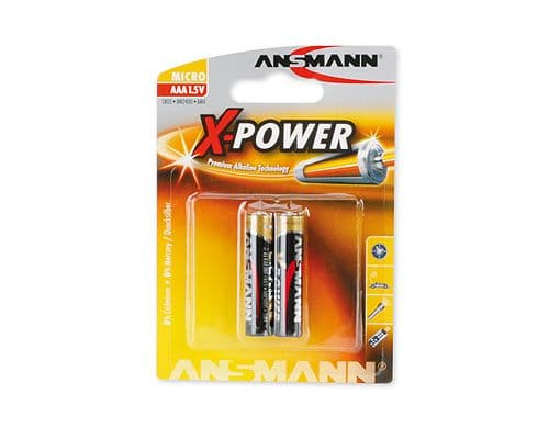 ANSMANN X-POWER Micro AAA - Batteri 2 x AAA - Alkalisk