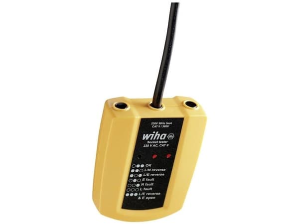 Stikkontakttester Wiha 230 V AC / CAT II