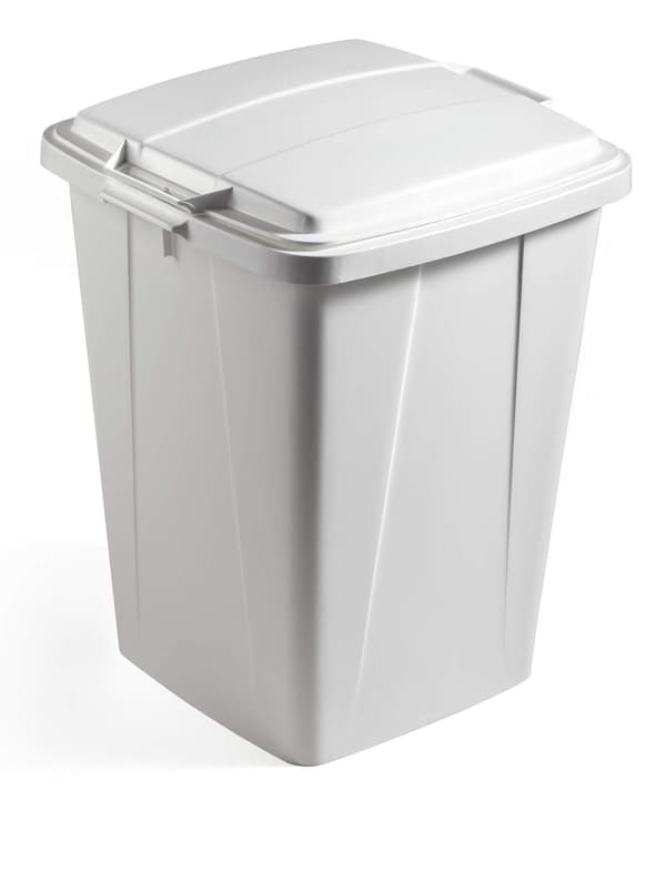 Avfallsbeholder DURABIN® 90L firkantet, grå