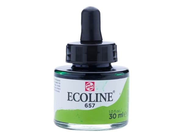 Ecoline Liquid Watercolour Bottle 30 ml Bronze Green 657